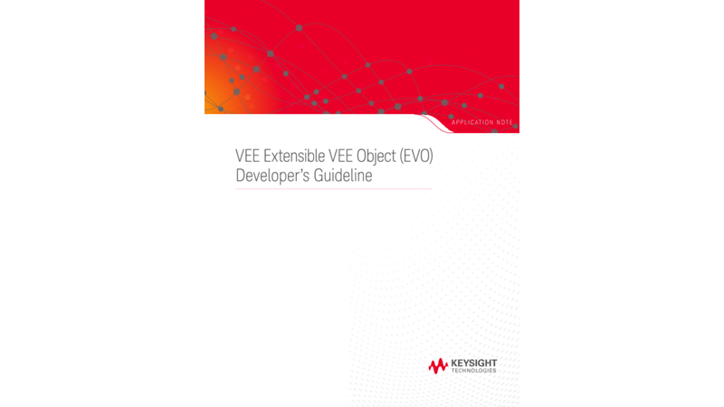 VEE Extensible VEE Object (EVO) Developer’s Guideline 
